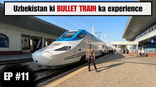 Riding Uzbekistan's BULLET TRAIN at 250 kmph | Indian in Uzbekistan | Ep11