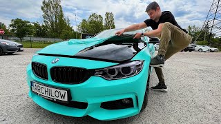 СНЯЛ ПЛЁНКУ и ОФИГЕЛ! Немножко попал на бабки...))) BMW 428 на 5й месяц владения...