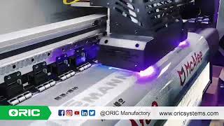 #oric  New OR-1804E UV 1.8m UV R2R Printer，4PCS I3200-U1 print heads, Color+White+Color+Gold