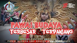 PAWAI TERPANJANG ‼️SPASAS CULTURE CARNIVAL 2022 | PAWAI BUDAYA SMP NEGERI 1 SUKOSARI