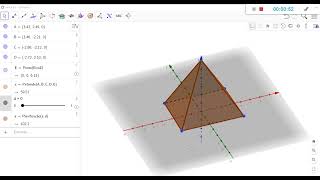 Planificação pirâmide 2 GEOGEBRA