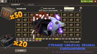 TF2 Unboxing 50 Multi-Class Crates & 20 Creepy Crawly Cases! Unusual Unbox!