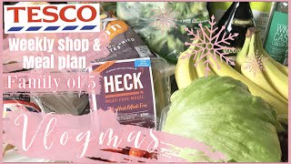 TESCO GROCERY HAUL | FAMILY MEAL PLANNING | 7 DINNER IDEAS | UK GROCERY HAUL