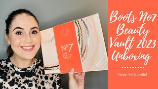 BOOTS NO7 BEAUTY VAULT 2023 UNBOXING