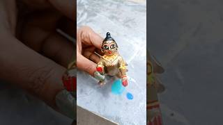 छोटे से लाला श्रृंगार के बाद 😍🤗😘🥰#krishnastatus #laddugopal #shorts #mekup