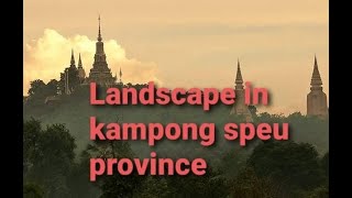 Landscape in kampong speu province