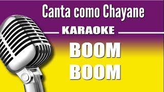 Chayane - Boom Boom - Karaoke Vision