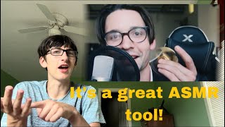 IT'S A GREAT ASMR TOOL! Fidget Spinner ASMR (IamCyr) reaction