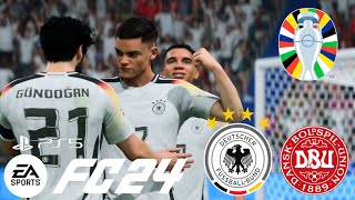 ［FC24］Jugando UEFA EURO 2024 Octavos de Final Alemania vs Dinamarca Gameplay sin comentarios