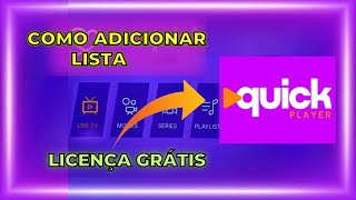 Quick player Como Adicionar Lista Quick PLayer 2024 Como  Configurar