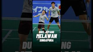 Aksi Misaki Matsutomo dan Yuki Kaneko di INA Open 2024 #shorts #badmintonlovers #nipponbadminton