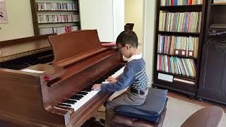 Parker Wolf (age 7) - J. S. Bach, Small Prelude in C BWV 933