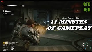 11 Minutes Of Aliens: Fireteam Elite Gameplay (PC) On GTX 760