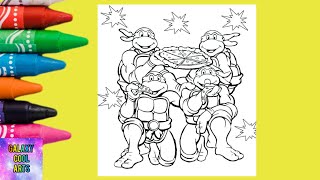 Ninja Turtles Coloring Pages #coloring_pages #coloring  #ninja #turtle