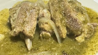 COSTILLA DE CERDO EN SALSA VERDE