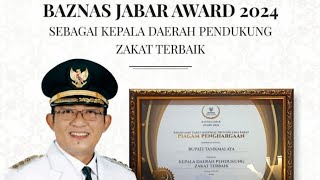 Ucapan Selamat dari Ketua FKDM Kab.Tasik kepada Bupati Kab.Tasikamalaya pada Baznas Jabar Award 2024