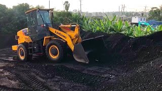 Amazing work and skills || Liugong wheel loader || coal mine || হুইল লোডার দিয়ে কয়লাশ অসাধারণ কাজ