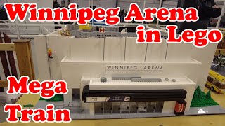 Winnipeg Arena in Lego - Mega Train 2022 - Travels with Bill