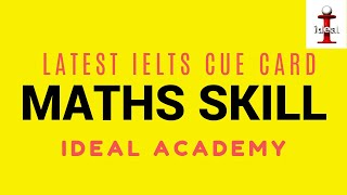 IELTS Important Speaking Topic 002 | Maths Skill |