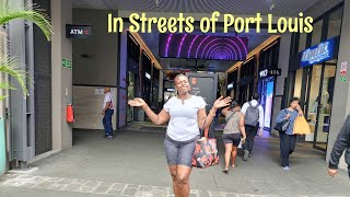 THE STREETS OF PORT LOUIS in MAURITIUS