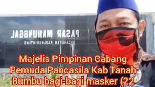 MPC Pemuda Pancasila Kab Tanah Bumbu Bagi-bagi Masker