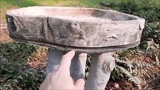 FixIt-017 - Repair of Concrete Bird Bath - UPDATED