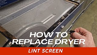 HOW TO REPLACE DRYER LINT SCREEN. #laundromat #iowa #illinois #laundry #dryer #lintscreen #repair