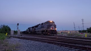 NS 1070 "Wabash" leads 61C north through Springdale Ohio