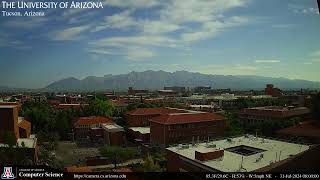 Jul 31 2024 - UArizona Dept of Computer Science Webcam Timelapse