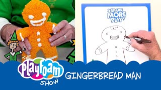 Making the cutest gingerbread man ever (out of Playfoam)