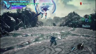 Devil may cry 5 Vergil air kill combo on proto angelo