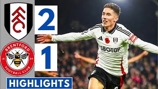 Fulham vs Brentford 2-1 Highlights Premier League 2024