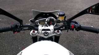 Triumph Street Triple R: stationary sound