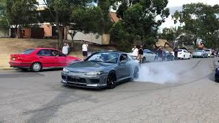 nissan silvia s15 rolling burnout 💨