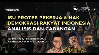 20201101 - Webinar: Isu Protes Pekerja & Hak Demokrasi Rakyat Indonesia Analisis & Cadangan - Part1