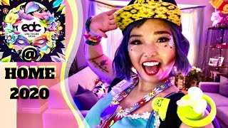 EDC Las Vegas at Home 2020 / How I Brought Electric Daisy Carnival to my HOME 2020/ RAVE with ME!