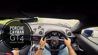 RIPPING THE BRAND NEW PORSCHE CAYMAN GT4!!! INSANE SOUND!!!