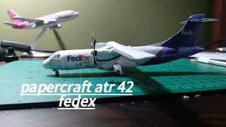 Papercraft ATR 42 FEDEX