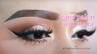 Cara pasang scot / eyelid veil agar mata terlihat lebih besar