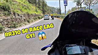 Hyper ride in mountains 🔥 | rr310 vs r15 | #exhaust #r15 #motovlog #bike #yamaha #ride #bikelover