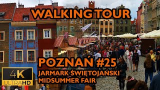 ⁴ᴷ⁶⁰ 🇵🇱 Poznan/Poland Walking Tour - #25 - Midsummer Fair (June 2021) [4K]