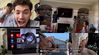 Kids Do Crazy Dares On Adin Ross Live(Kid Breaks Dads Tv)