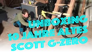 Unboxing 10 Jahre altes Scott G-Zero Fully mit Rock Shox Psylo XC, Rock Shox BAR und Shimano BR-M575