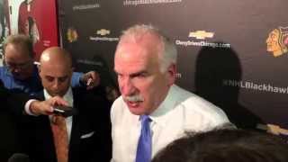 Coach Quenneville on goaltender Scott Darling's performance in net