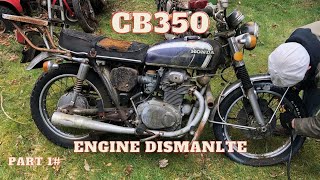 CB350 Dismantling The Engine