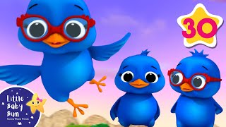 2 Little Dicky Birds | 30 Minutes | Classic Nursery Rhymes | Animal for Kids | Cartoons for Toddlers