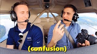 We flew over Microsoft in a Cessna 172 (with ATC)