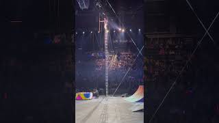 World’s Tallest Unicycle 🦋🦋 #2023 #circus #greatestshow #unicycle #funnyvideos #shortsvideo #short