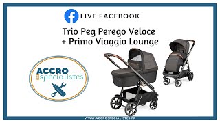 Live de présentation du Trio Peg Pérégo Veloce