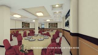 small Hall design for meeting and wedding ceremony